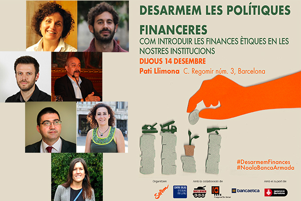 Coneix les ponents que participaran en les Jornades “Desarmem les polítiques financeres”