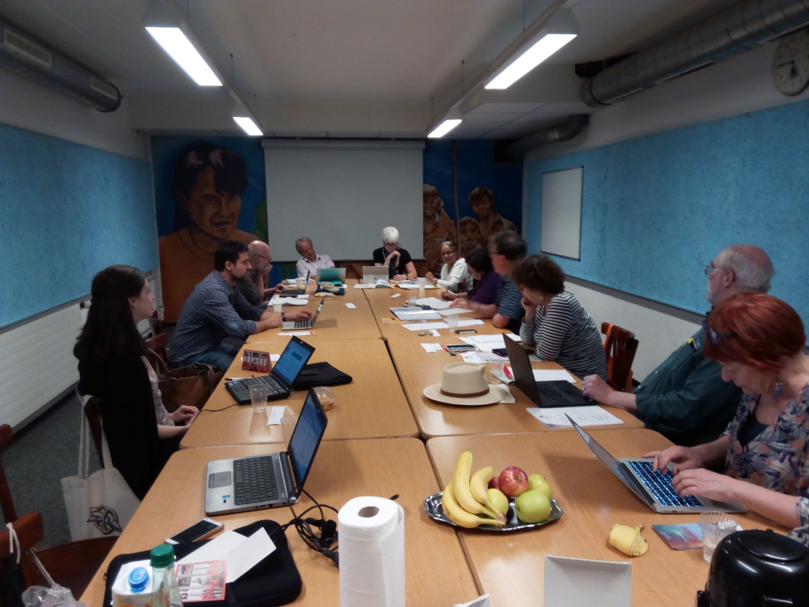 Membres del Centre Delàs participen a la trobada del Board del IPB a Ginebra