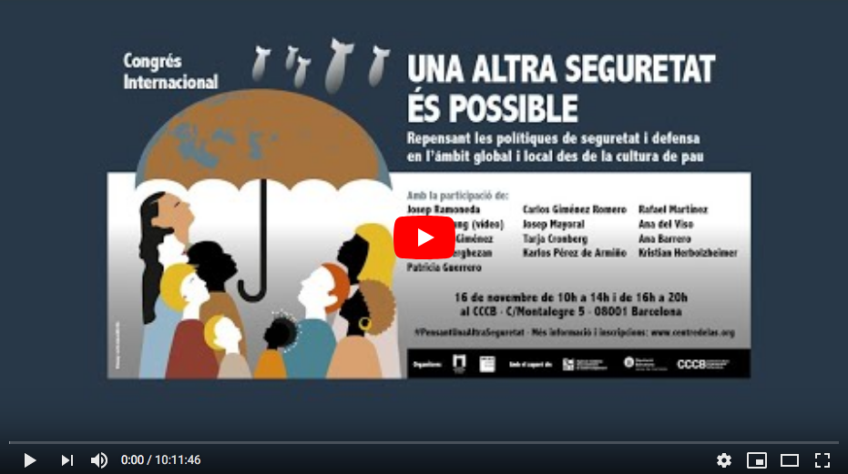 Ya puedes recuperar en vídeo las ponencias del Congreso «Otra seguridad es posible»