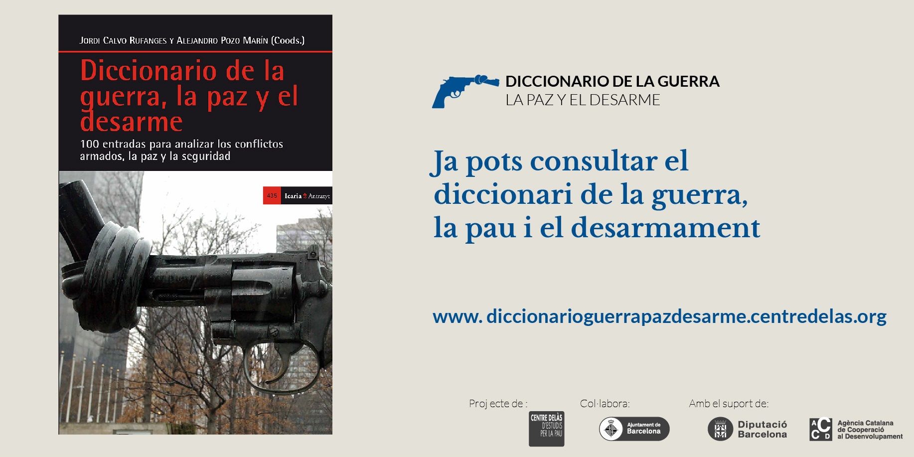 Ja està disponible online el nou Diccionari de la Guerra, la Pau i el Desarmament