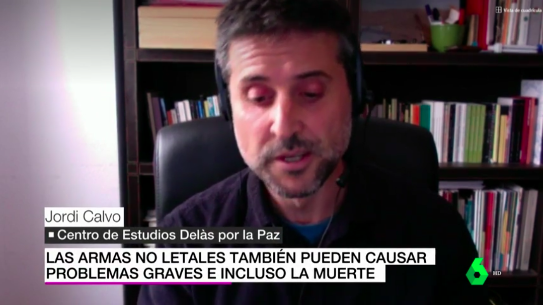 Declaracions de Jordi Calvo a La Sexta Noticias sobre les pistoles tàser