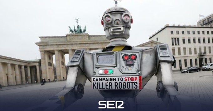 Entrevista a Pere Brunet en el programa «Punto de fuga» en La Ser sobre los «killer robots»