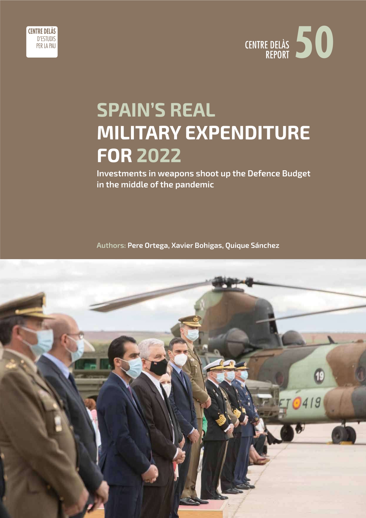 Report 50: Spain’s real military expenditure for 2022. Investments in weapons shoot up the Defence Budget in the middle of the pandemic