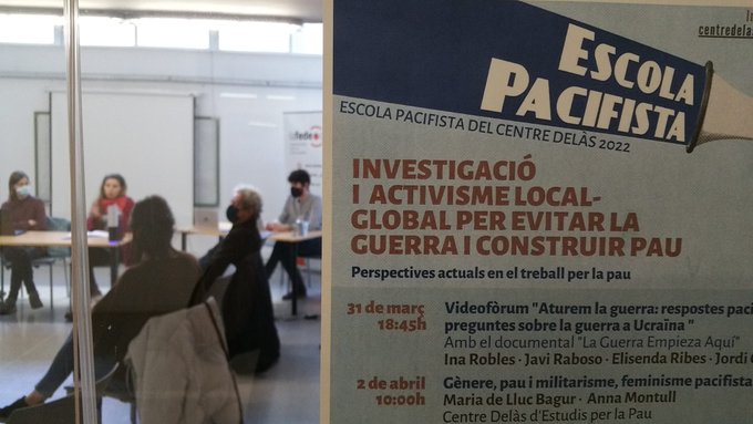La segona edició de l’Escola Pacifista tanca després de sis trobades de formació i debat amb més d’un centenar de participants