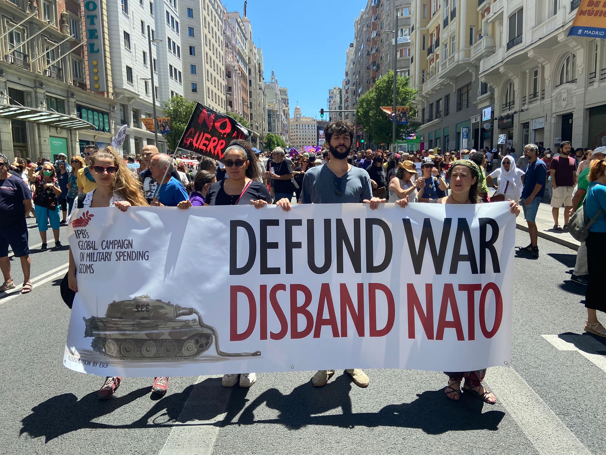 El Centre Delàs participa en la Cumbre por la Paz organizada por las entidades de paz de todo el Estado español en contra la Cumbre de la OTAN en Madrid