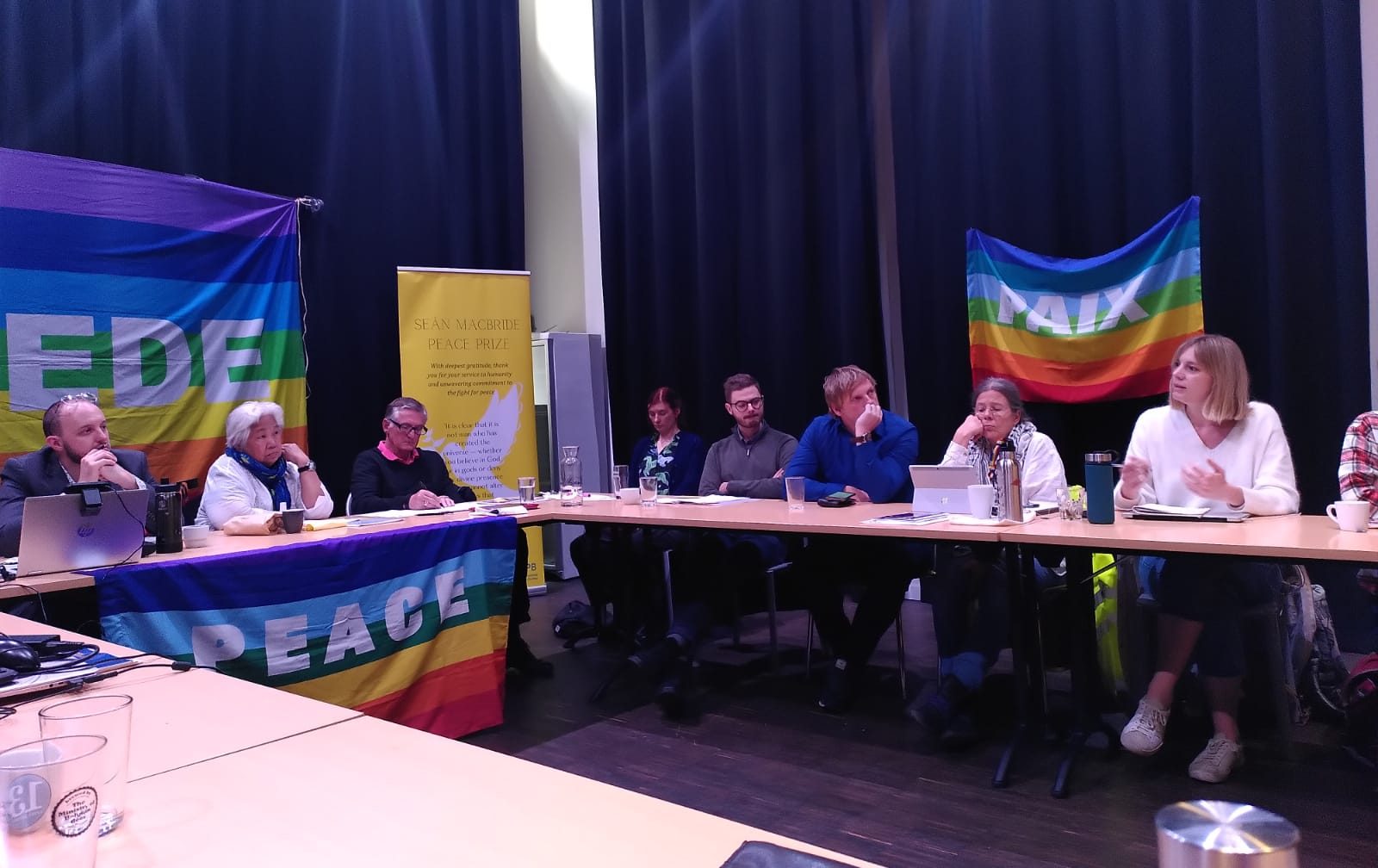 Miembros del Centre Delàs participan en Gante en el Triennial Meeting 2022 del International Peace Bureau